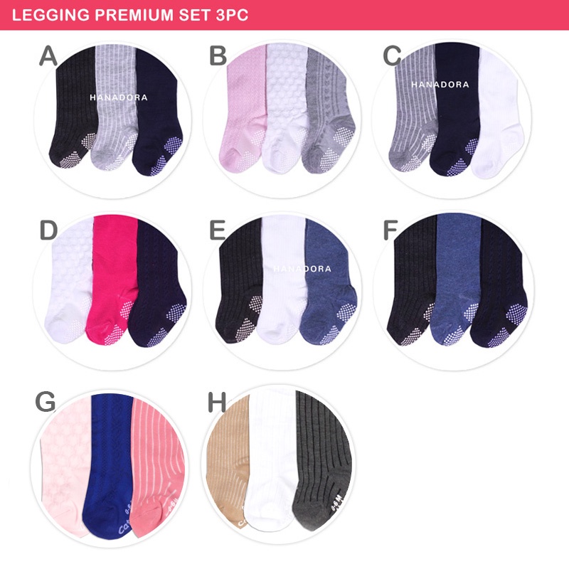 Legging Premium Set 3pcs