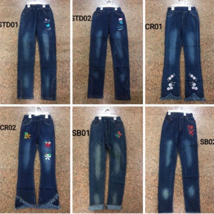 (7-17th) CELANA JEANS ANAK PEREMPUAN IMPORT / JEANS ANAK CEWEK PREMIUM /JEANS ANAK CEWEK TANGGUNG