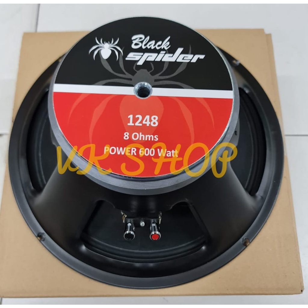 SPEAKER KOMPONEN BLACKSPIDER 1248 ORIGINAL BLACK SPIDER 1248 12 INCH