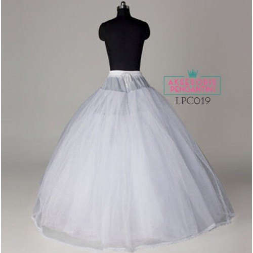 [TOKO TERPERCAYA] ROK NGEMBANG PETTICOAT BALL GOWN GRADE A 6 RING PETIKUT KAWAT LPC019