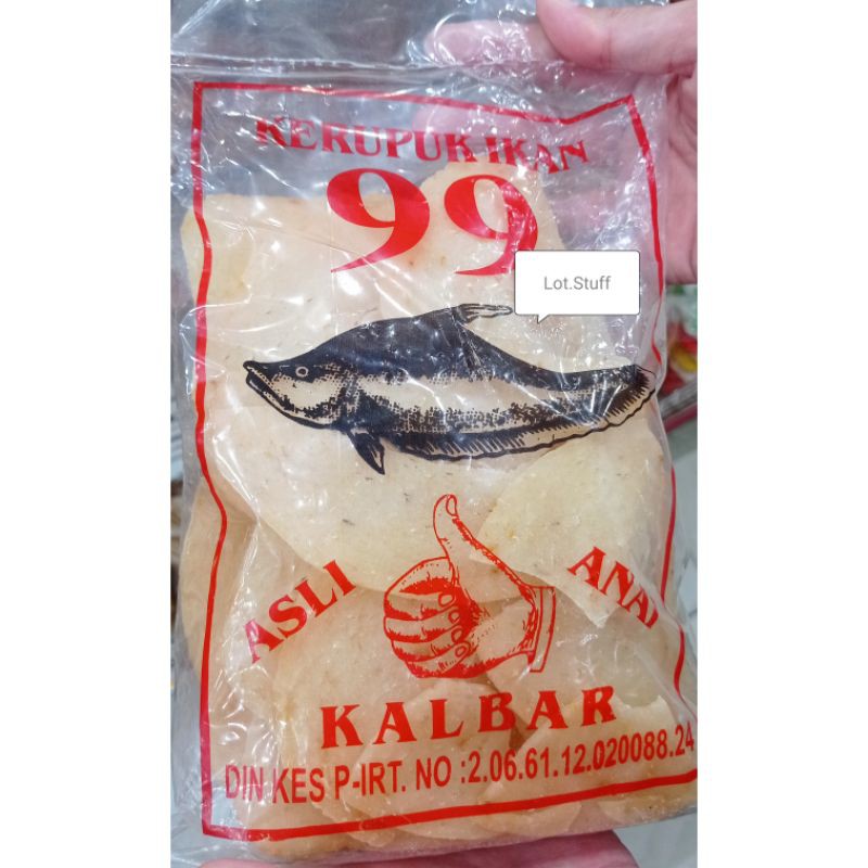 

Kerupuk/Krupuk Ikan Asli 99 Anai Khas Pontianak/Kalbar~Belum digoreng