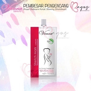 ⭐BAGUS⭐ (SACHET) VIENNA STRETCHMARK CREAM BPOM | Krim Penghilang Luka / Selulit 30ML