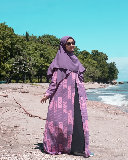 OUTER BATIK ETNIK (HANYA OUTER) by HIJAB ALILA