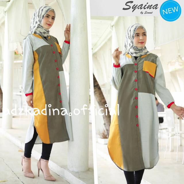 Tunik katun adz63 SYAINA by SEMUT