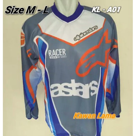 Kaos Jersey Motor Trail Cros Sepeda Gowes  ASTARS KL-A01