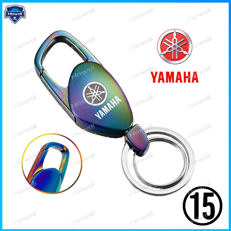 Set Gantungan Kunci Kreatif Bahan Metal Dengan logo Yamaha