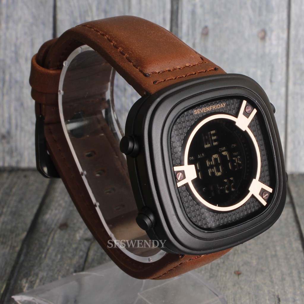 Jam tangan G Shock GWG1000 Tali Coklat Brown Jam tangan pria dual time digital water resist