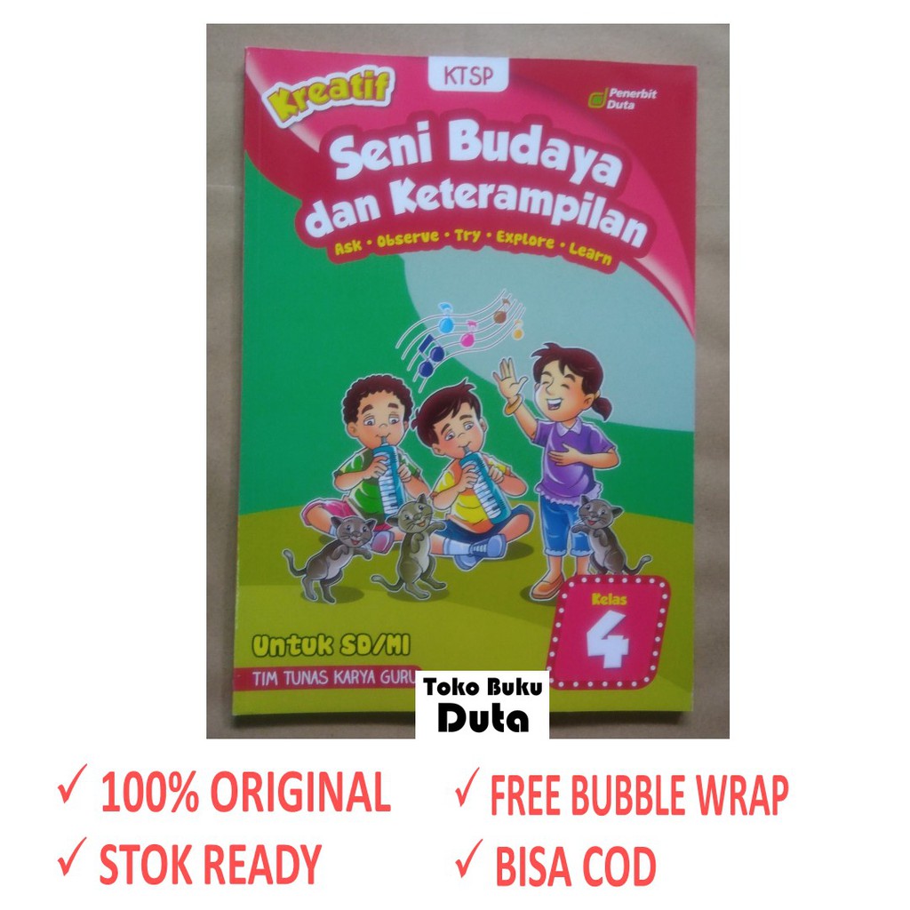Buku Sbdp Sd Kelas 4 Ktsp Shopee Indonesia