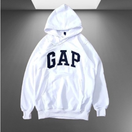 Sweater Hoodie GAP Premium Tulisan Bordir Bahan Fleece Tebal - Jaket Hoodie Distro Pria &amp; Wanita XXL