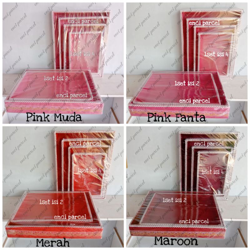 Kotak Parcel hantaran seserahan 1set