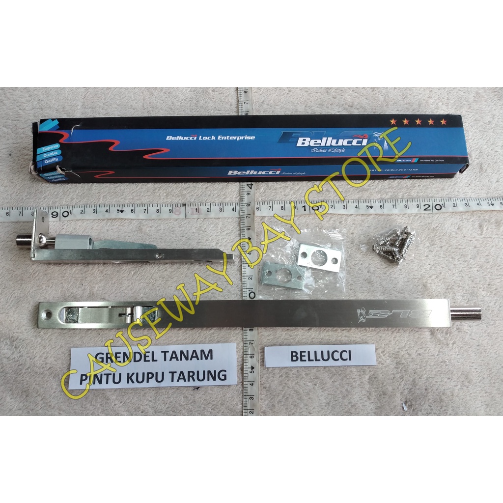 GRENDEL TANAM PINTU KUPU TARUNG BELLUCHI 6'' + 12''
