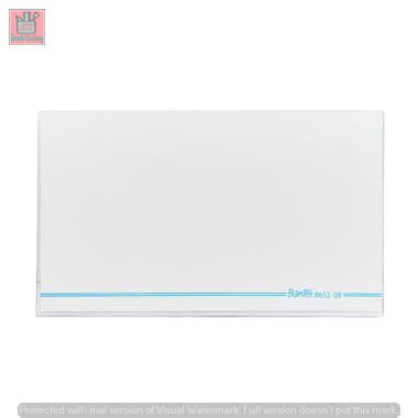 

Bantex Name Card Holder 55 x 90 mm Plastic Material - Ref 8652 08