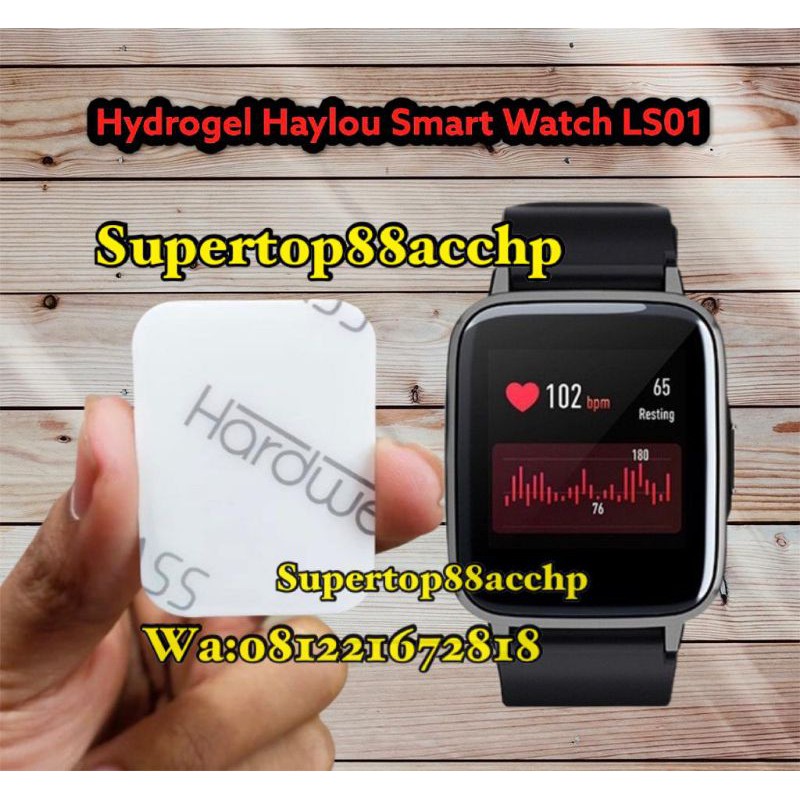 Haylou Smart Watch LS01 Anti Gores Hydrogel Screen Protector Gel/Jelly