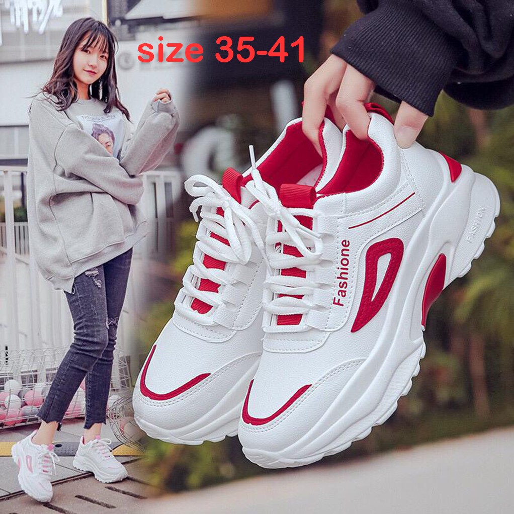 Sepatu Olahraga Wanita Sepatu Sneakers Wanita Putih terbaru untuk cewek SP-022