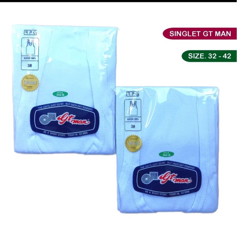 6 pcs singlet dewasa GT man