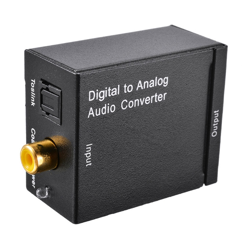 Btsg Optical Fiber Decoder SPDIF ATV DAC Amplifier Signal Converter Mudah Digunakan