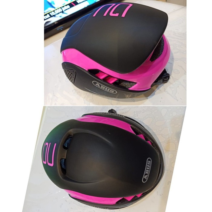 ABUS replica Aero Helmet GameChanger helm road bike fuchsia pink black