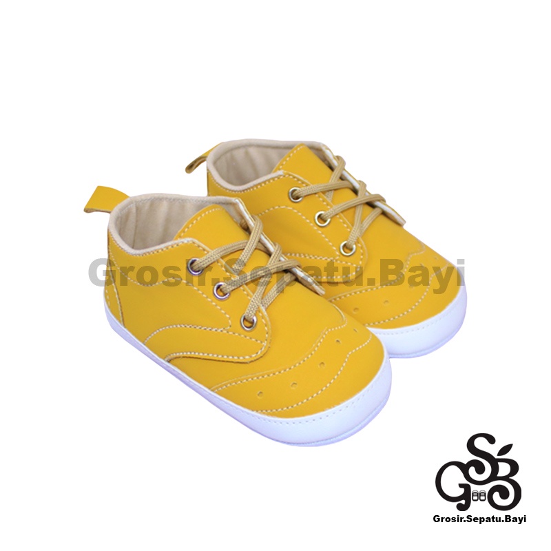 sepatu bayi baby shoes prewalker laki laki perempuan umur 2 - 12 bulan model casual BRAGA polos ringan &amp; fleksibel