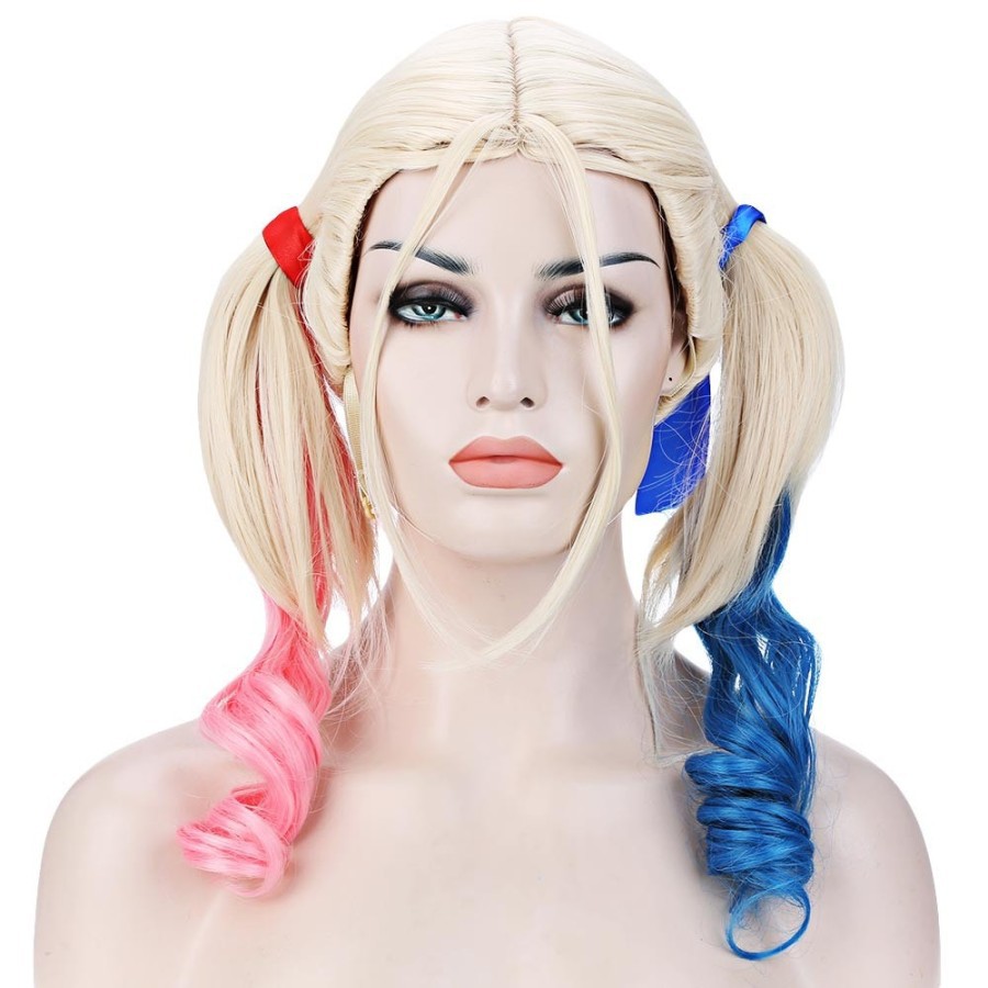 Wig Cosplay Harley Queen suicide squad justice league joker