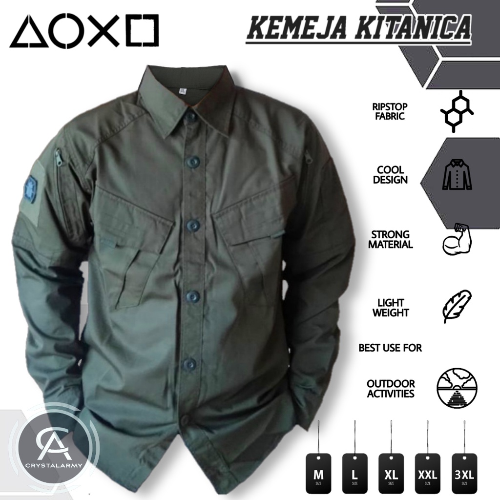 kemeja tactical KTNC - kemeja formal - kemeja parka tactical - kemeja lapangan