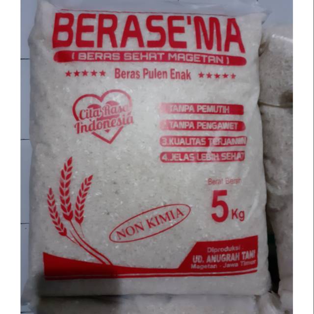 

Beras organik non kimia