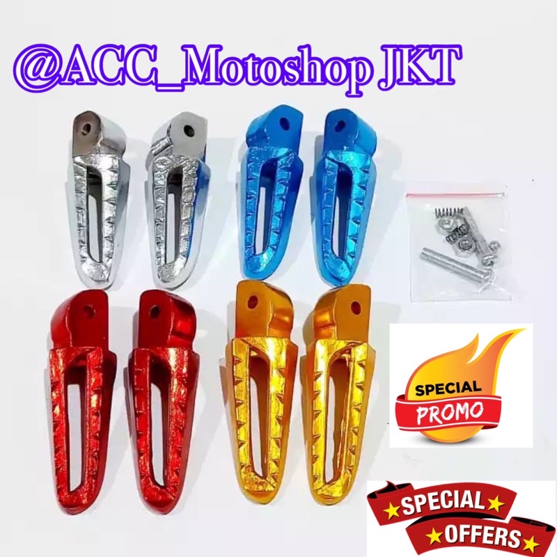 Step / foot step / pijakan kaki belakang warna beat scoopy vario spacy genio dll