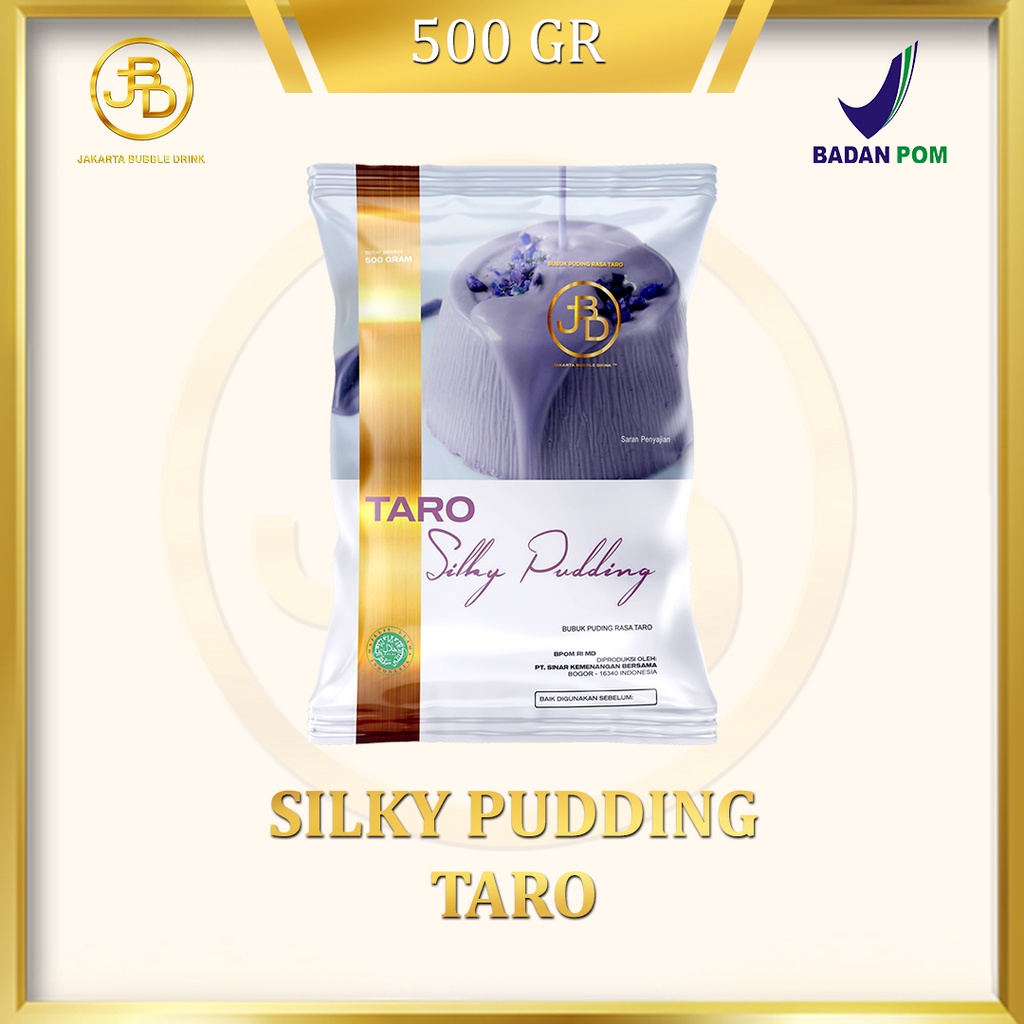 Silky Pudding TARO -  Silky Bubuk Powder  | Jakarta Bubble Drink