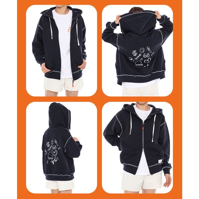 [PreOrder] Hoodie Navy BTS PTD