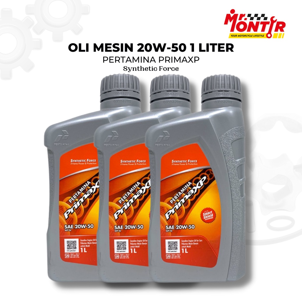 Jual PELUMAS OLI MESIN KENDARAAN MOTOR PERTAMINA PRIMA XP 20W-50 1 ...