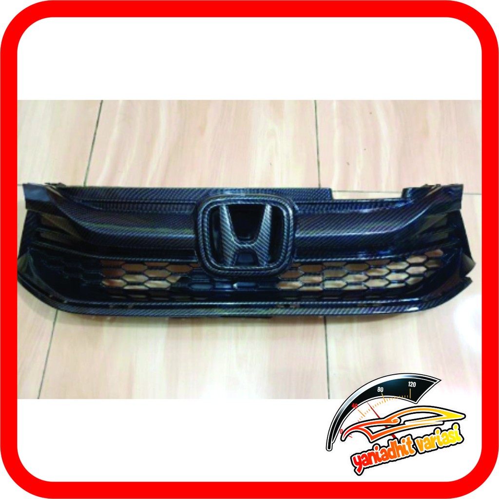 Grill Honda New Brio Satya Rs 2018-2020 Carbon