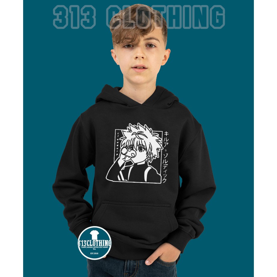 Jaket Anak Killua Zoldyck Hoodie Anak Killua Zoldyck Hunter X Hunter Anime jaket BEST SELLER BISA CO