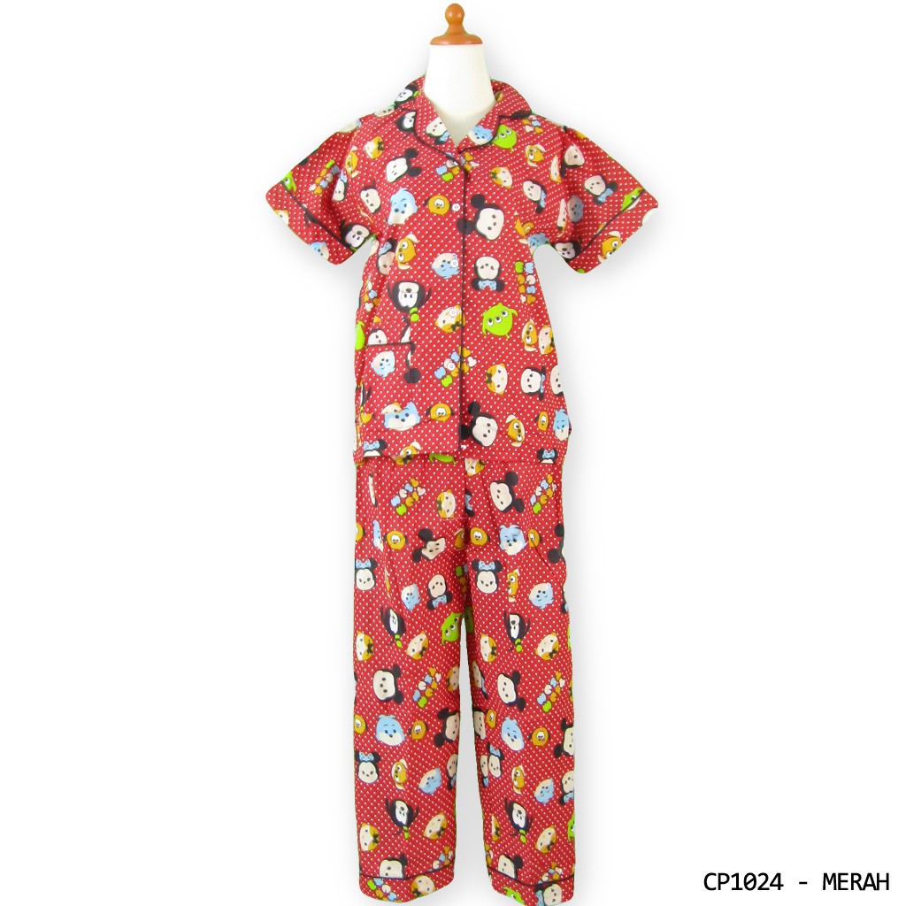 Baju Tidur Piyama Wanita Harga Murah Bahan Katun Tsum2 Baju Tidur Piyama Wanita Harga Murah Bahan Katun Tsum2