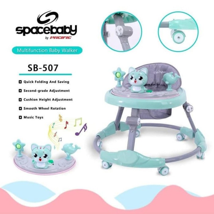 [FREE PACKING KARDUS] Space Baby Baby Walker SB 505, 506, 507, 509, 512, 513 Baby Walker Space Baby