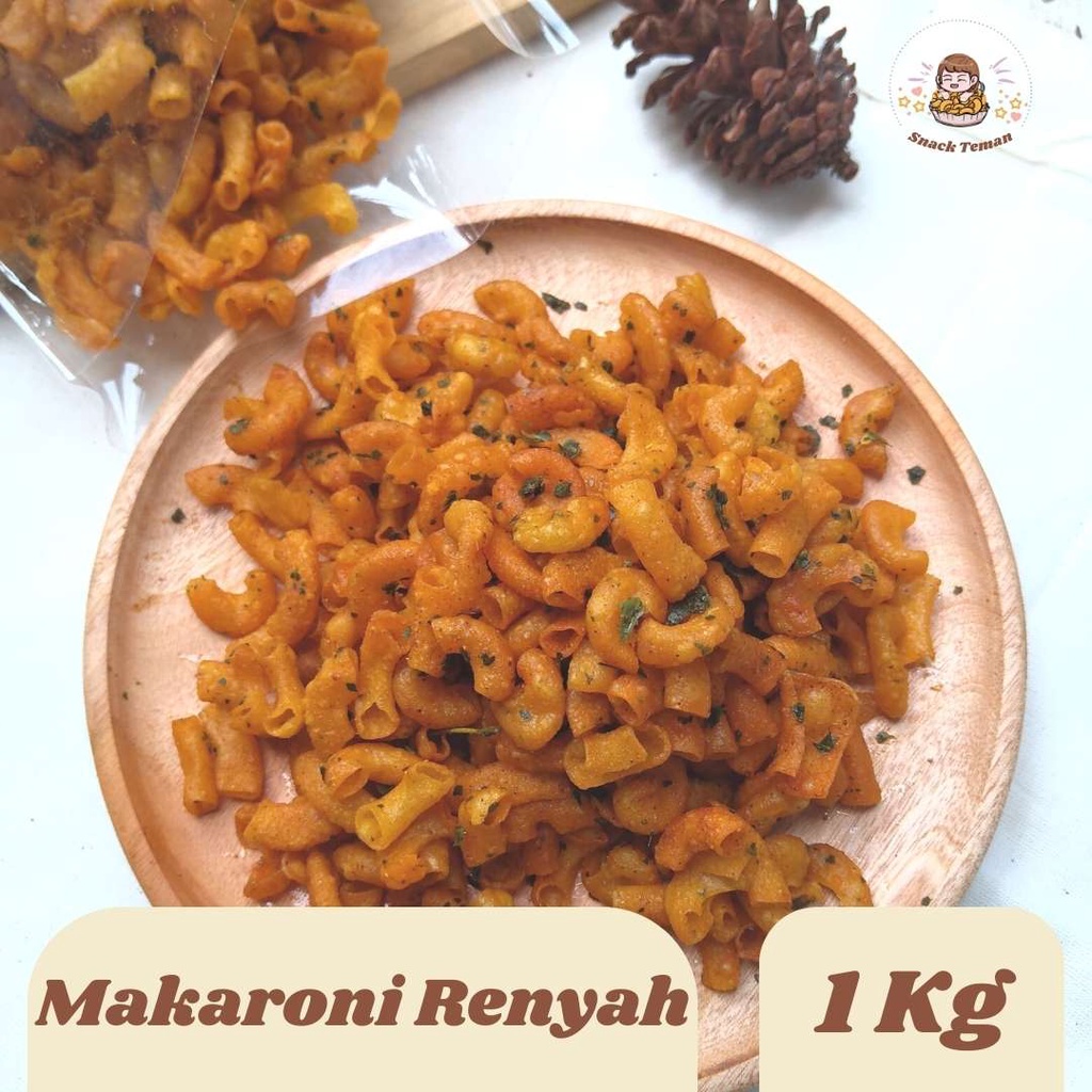 

Makaroni Renyah Gurih 1Kg - Snack Teman