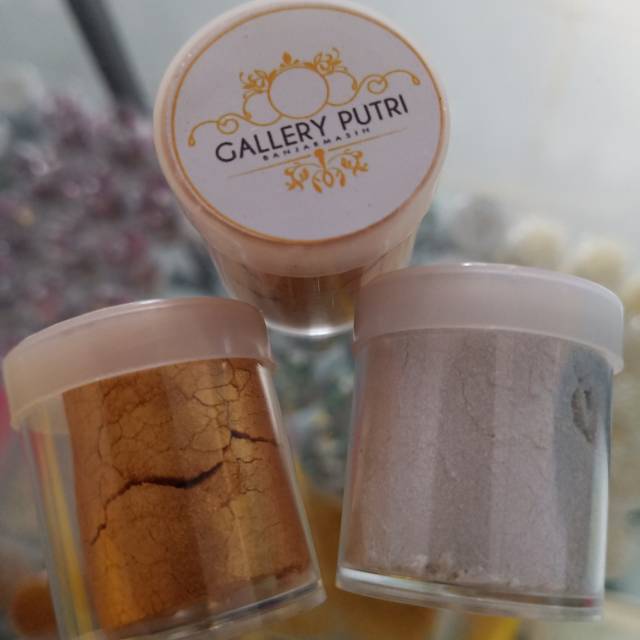 

Bubuk metalic finishing henna