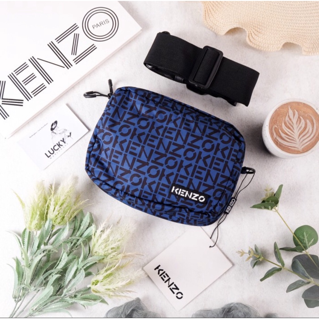 Kenzo Repeat Bag In Blue - ORIGINAL 100%