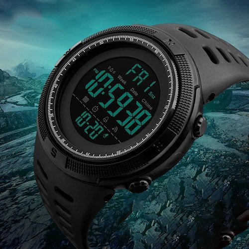 Jam Tangan Digital Pria Sport LED Water Resist jam tangan murah Jeppar 1994 jam tangan pria anti air