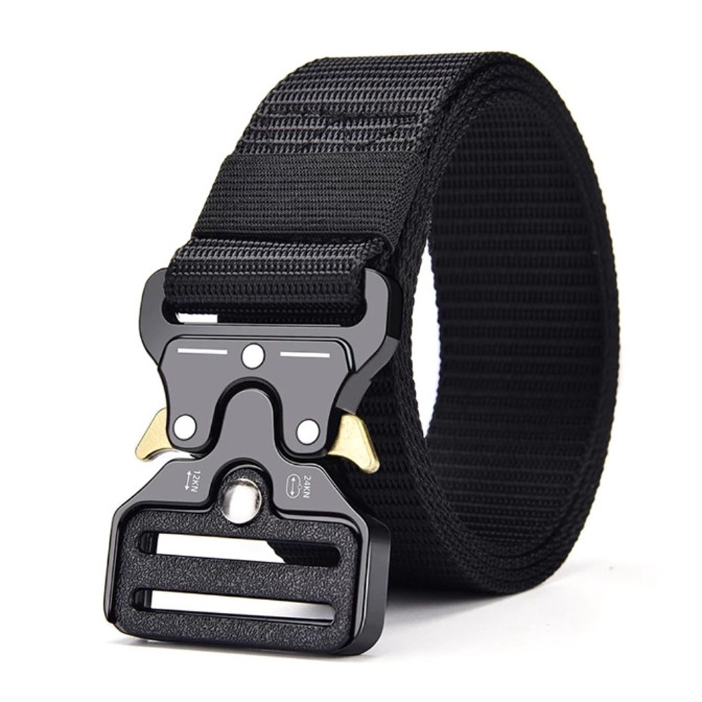 SHOPEE 6.6 SUPER SALE!! Ikat Pinggang Pria Tactical Nylon Kanvas Sabuk Military Kode S045