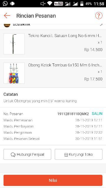 Obeng Ketok Tembus 6x150 Mm 6 Inch Magnet Plus/minus Termurah Berkualitas Harga Satuan