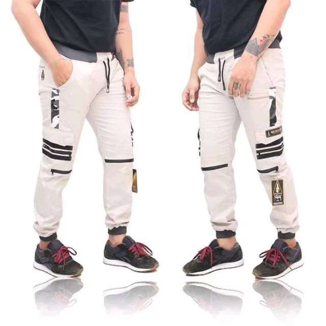 Celana jogger  zipper