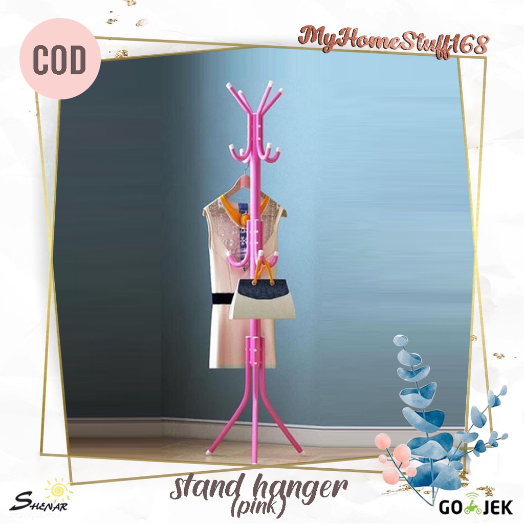 STAND HANGER/GANTUNGAN BERDIRI/GANTUNGAN BAJU/BAG HANGER/GANTUNGAN SERBAGUNA,SHENAR