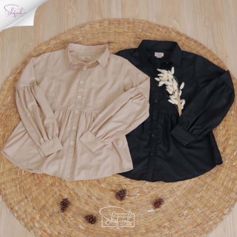 Shofwah Kemeja Kerja Katun Bianca Blouse