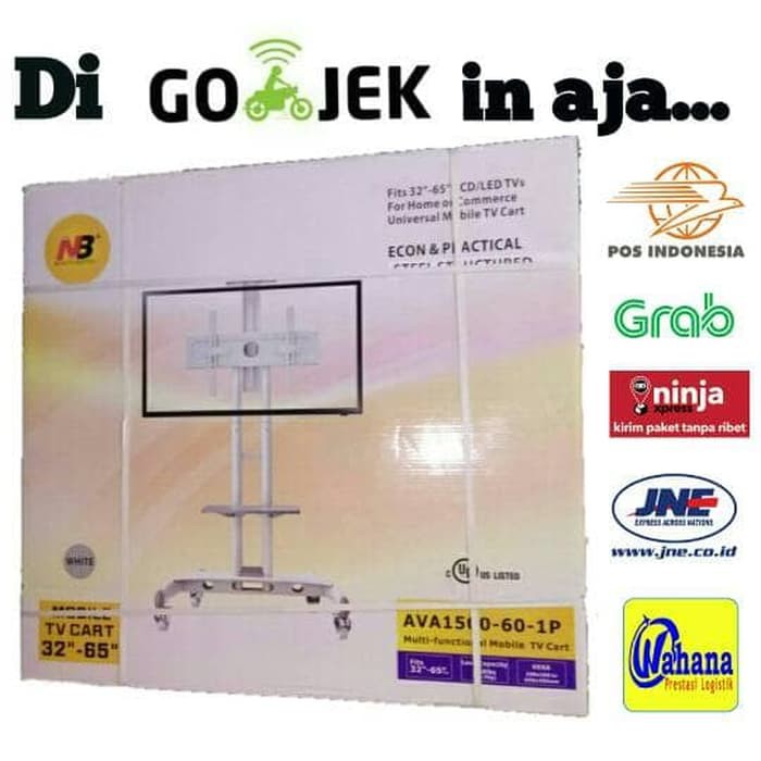 Bracket Stand TV WARNA PUTIH LIMITED EDITION 65&quot; AVA1600-60-1P