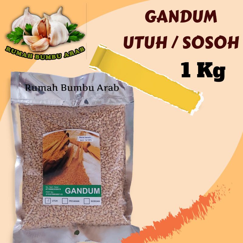 Gandum Utuh / Gandum Pecah (Sosoh) 1 Kg