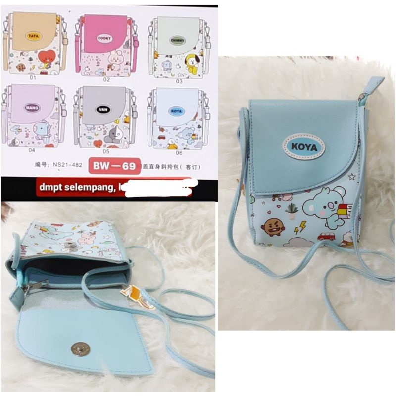 tas slempang BTS BT21