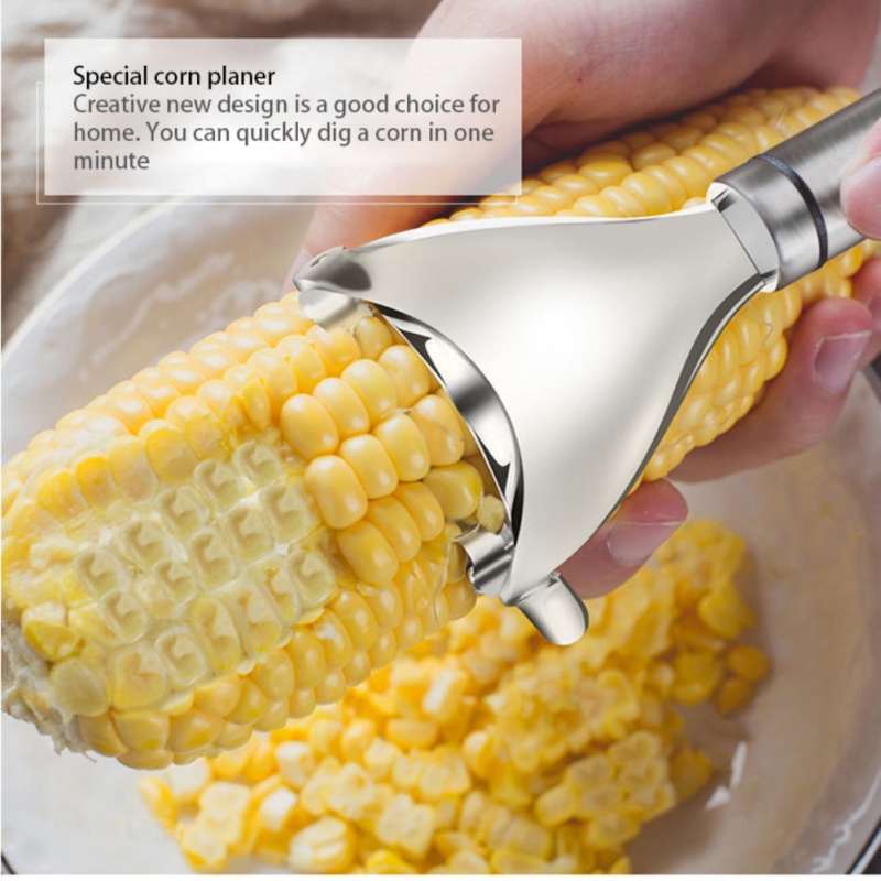 Stainless Corn Seed Peeler/Pisau Serut Jagung/Pengupas Biji Jagung