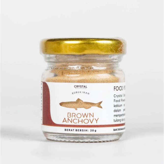 

Crystal of the Sea Brown Anchovy Food Powder 20gr