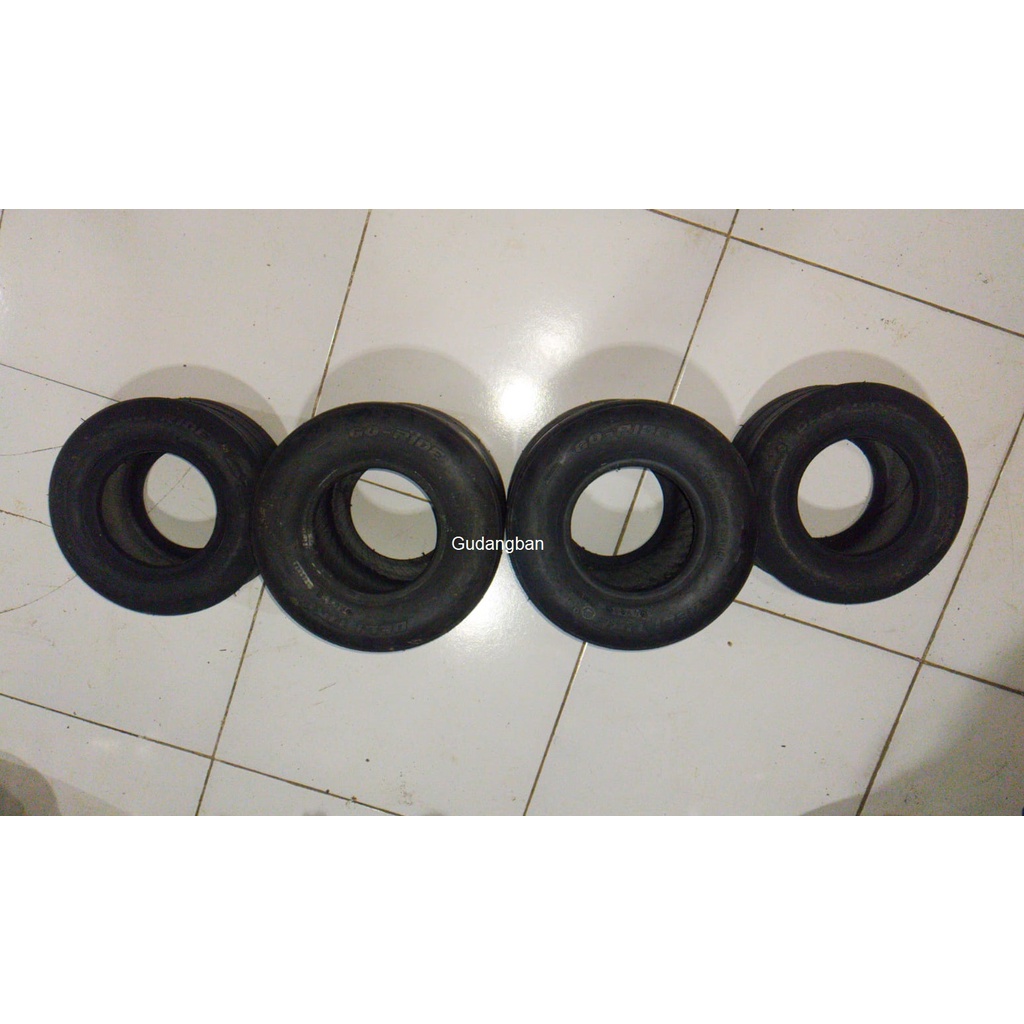( PAKET 1 SET 4 BAN LUAR ) GOKART 10 x 450 - 5 & 11 x 710 -5 TUBELESS DELI TIRE Drift Trike RING 5