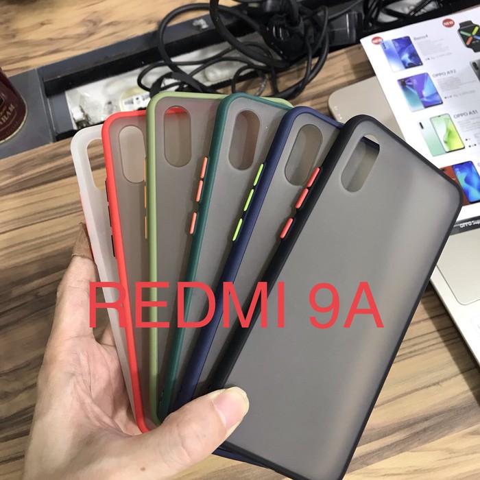 PREMIUM HYBRID CASE BLACK DOVE ANTI PECAH FOR REDMI 9A