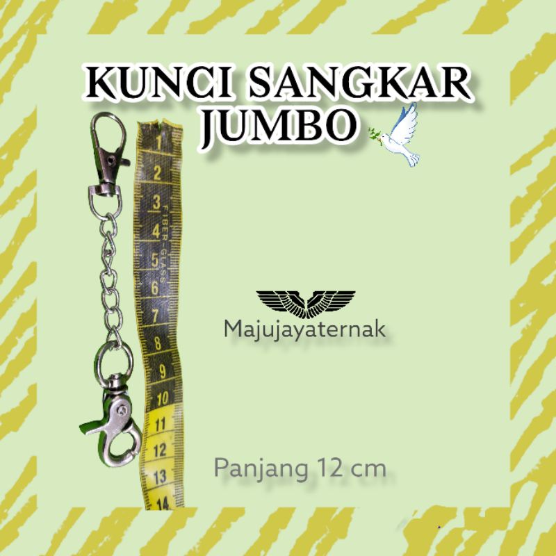 kunci rantai sangkar JUMBO sangkar burung